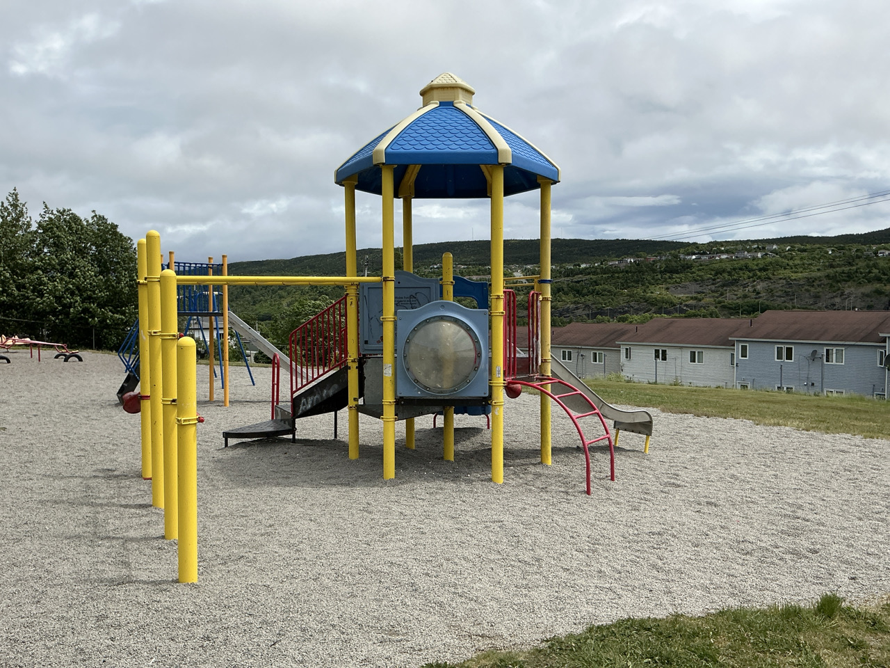 play structure at the park 