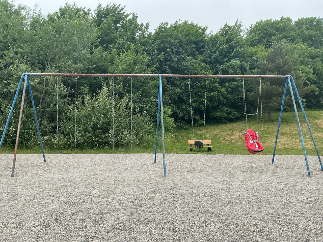 swings at the Elbs Club park