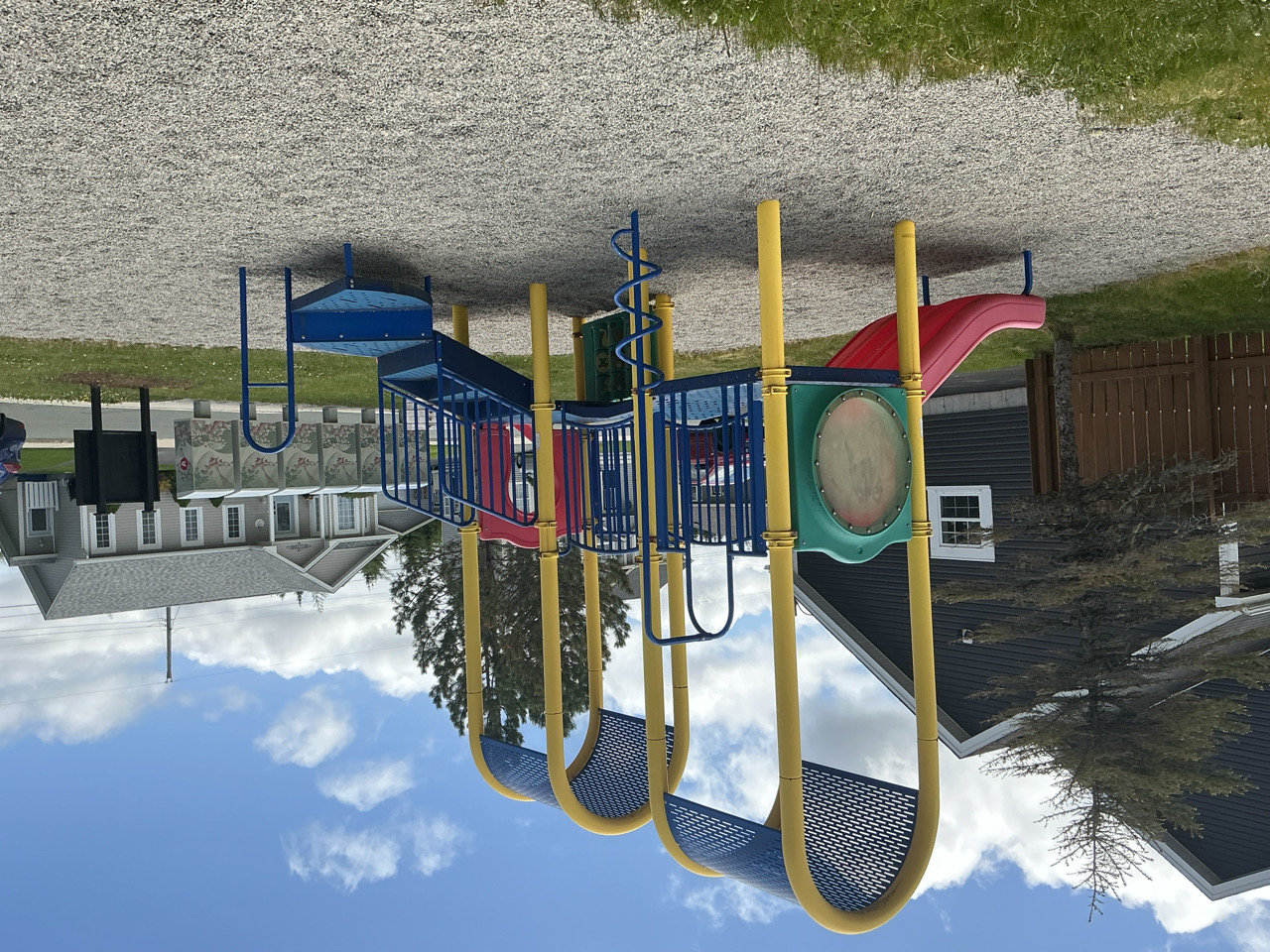 play structure at the park 