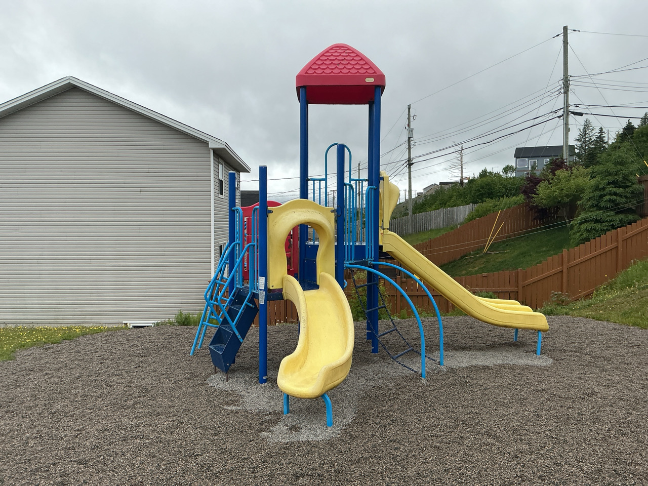 play structure at the park 