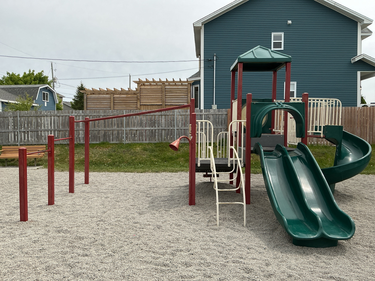 play structure at the park 