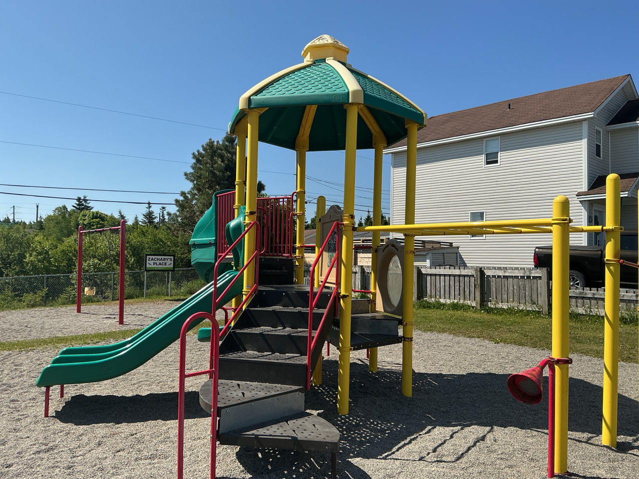 play structure at Zachary's Place
