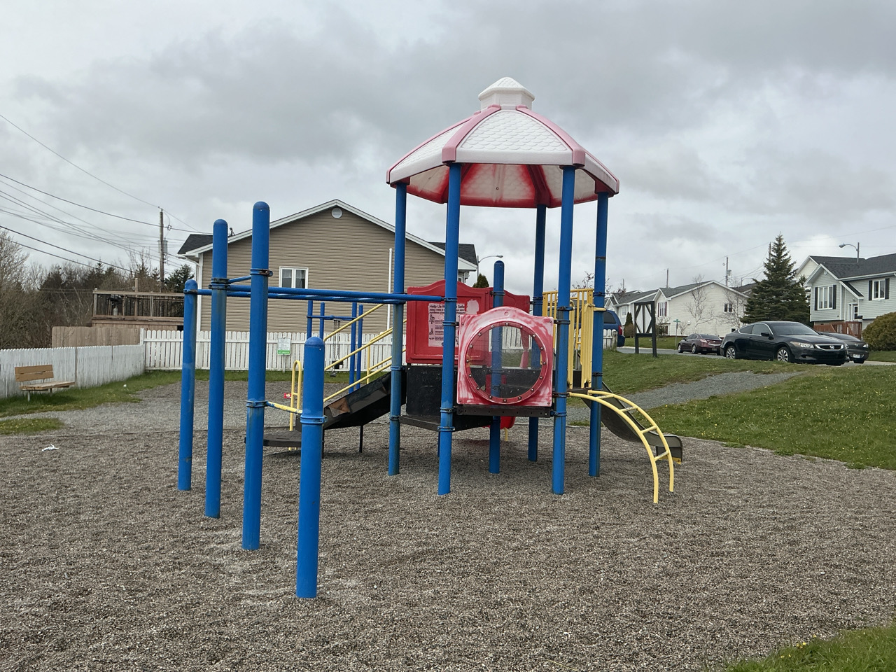play structure at Winslow Street East Playground