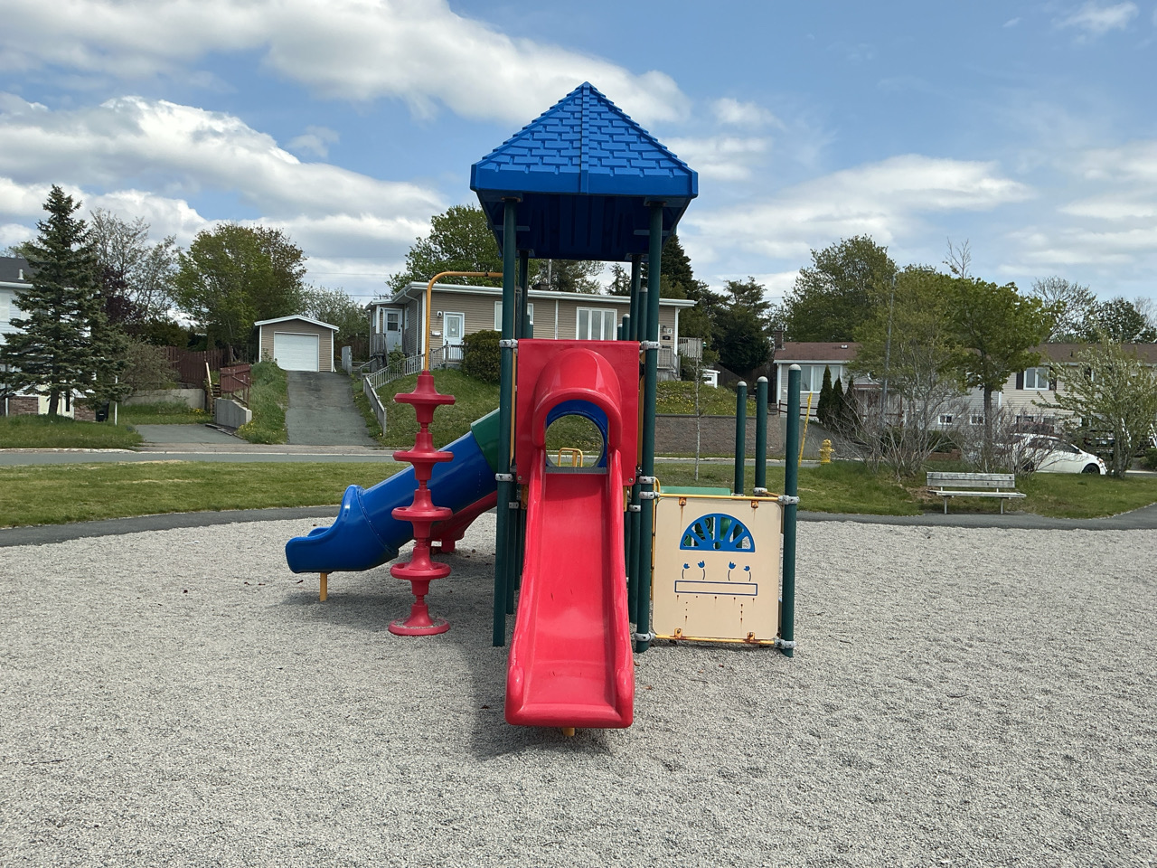 playground equipment at Wadland Crescent Playground