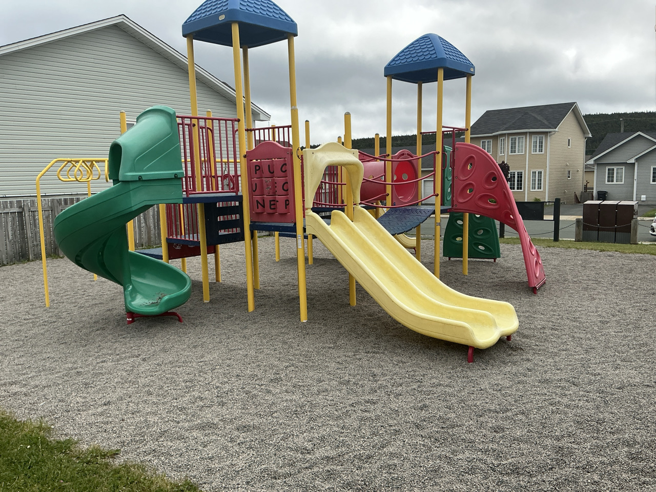 play structure at the park 