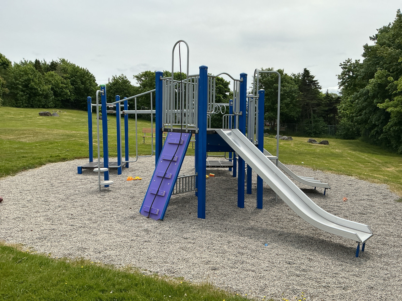play structure at the park 