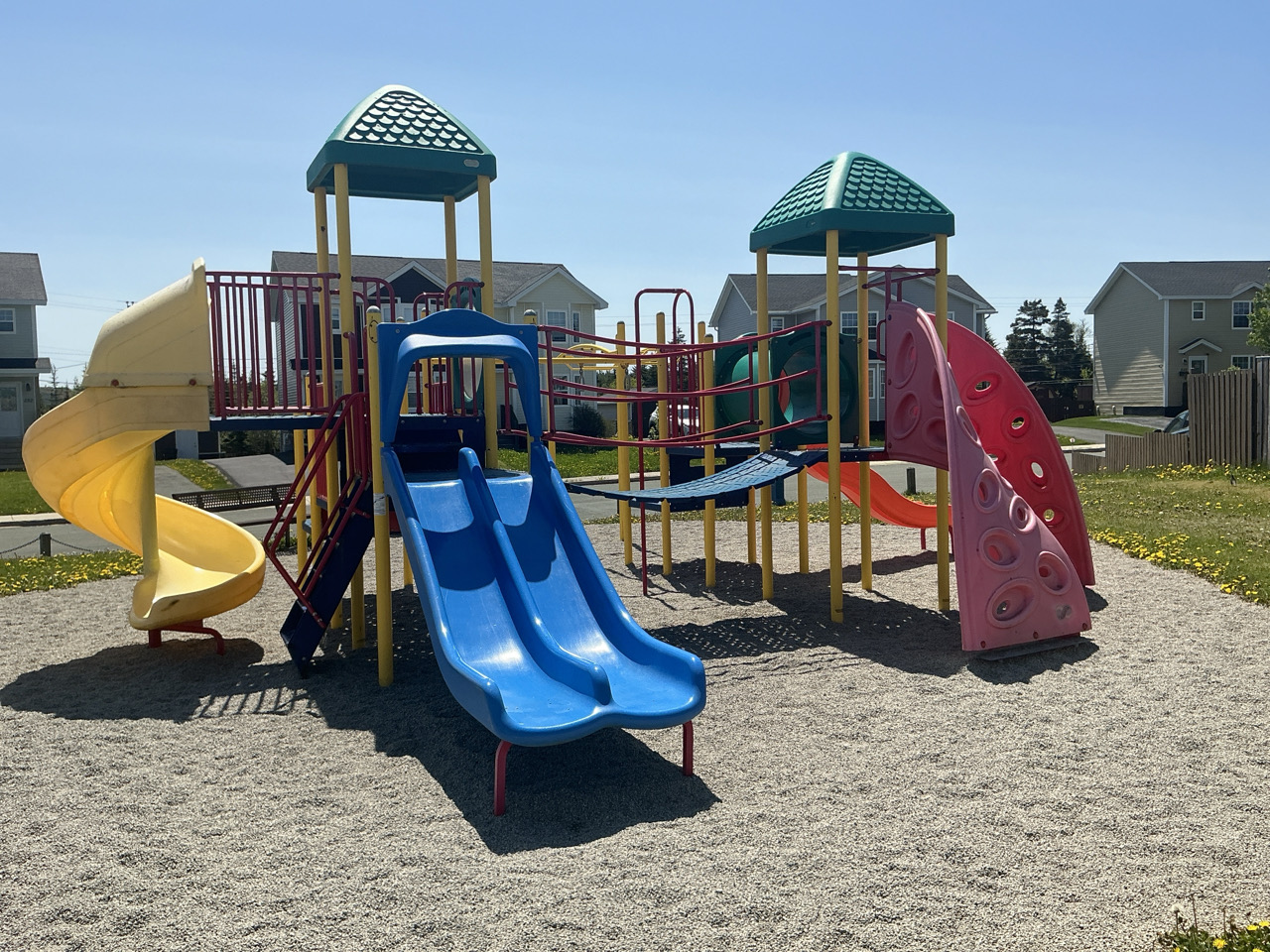 play structure at Green Acre Drive Playground
