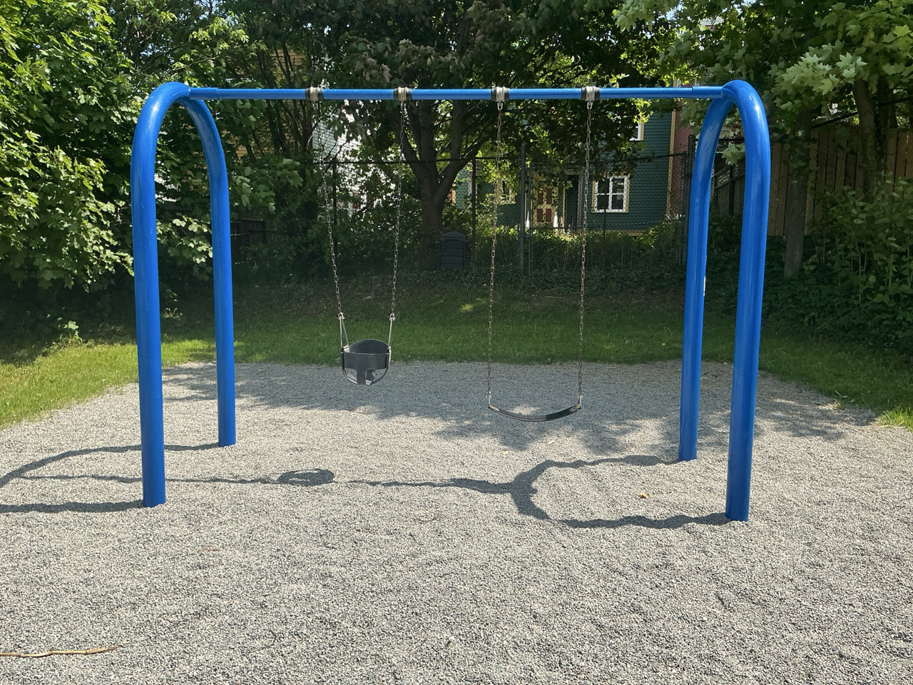 swing set at Century Park 