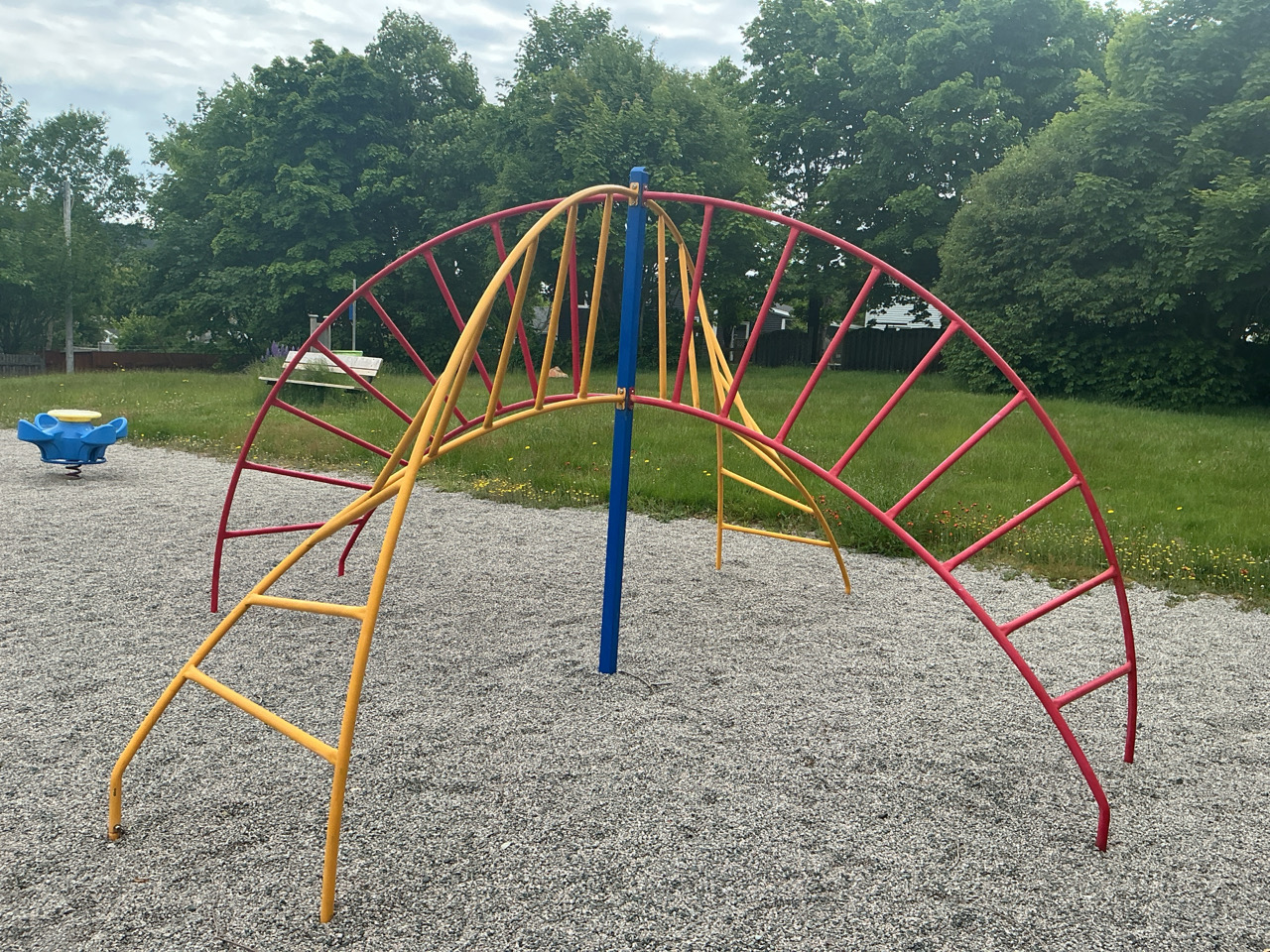 climbing structure at Fitzgibbon Street Playground