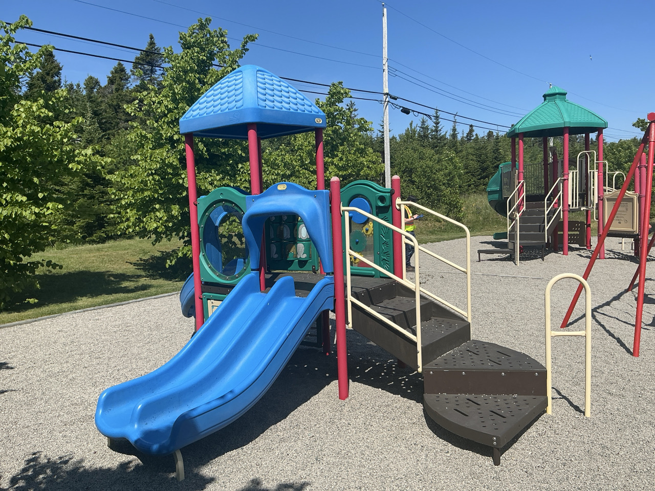 play structure at the park 