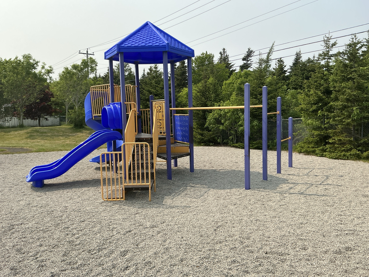 play structure at Wabush Playground 