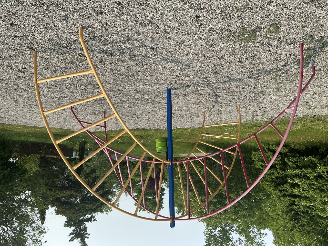 climbing structure at Fermeuse Street Playground