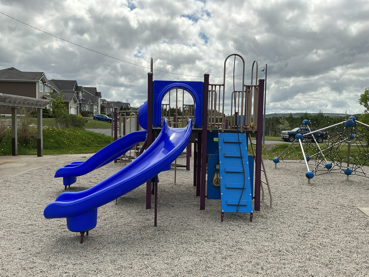 play structure at Cheyne Drive Playground