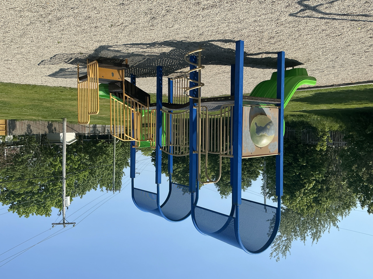 play structure at the park 