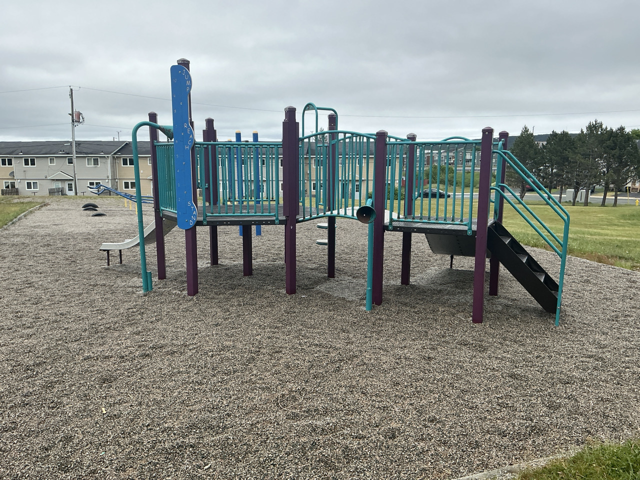 play structure at the park 