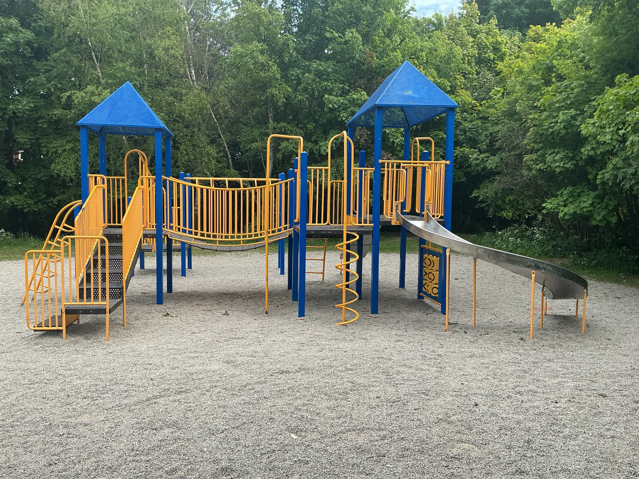 play structure at the park 