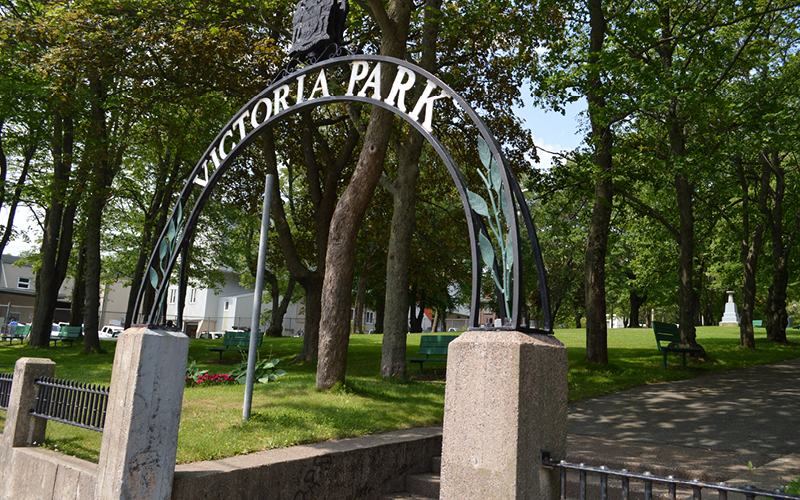 the gateway to Victoria Park