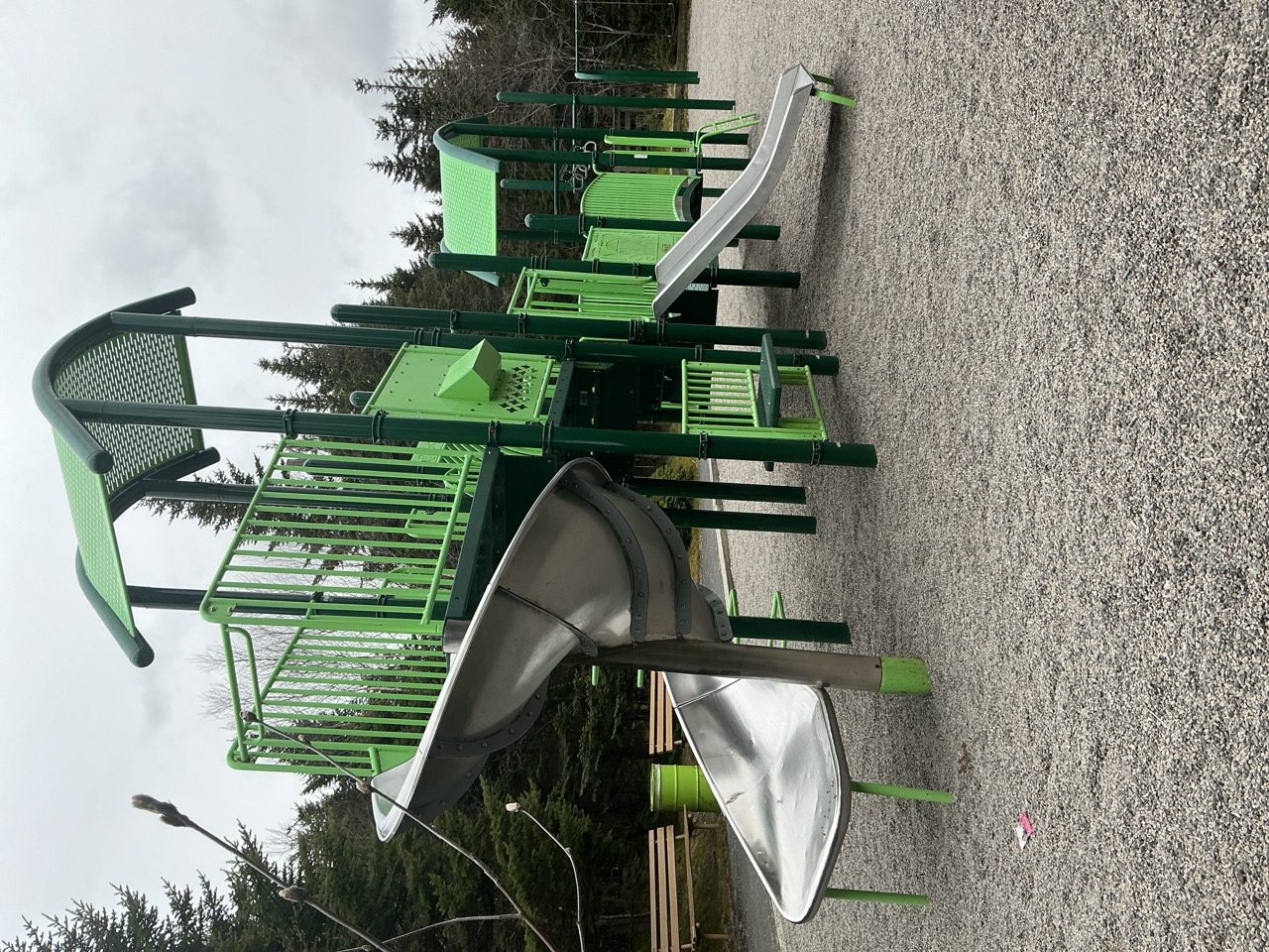 play structure at the park 