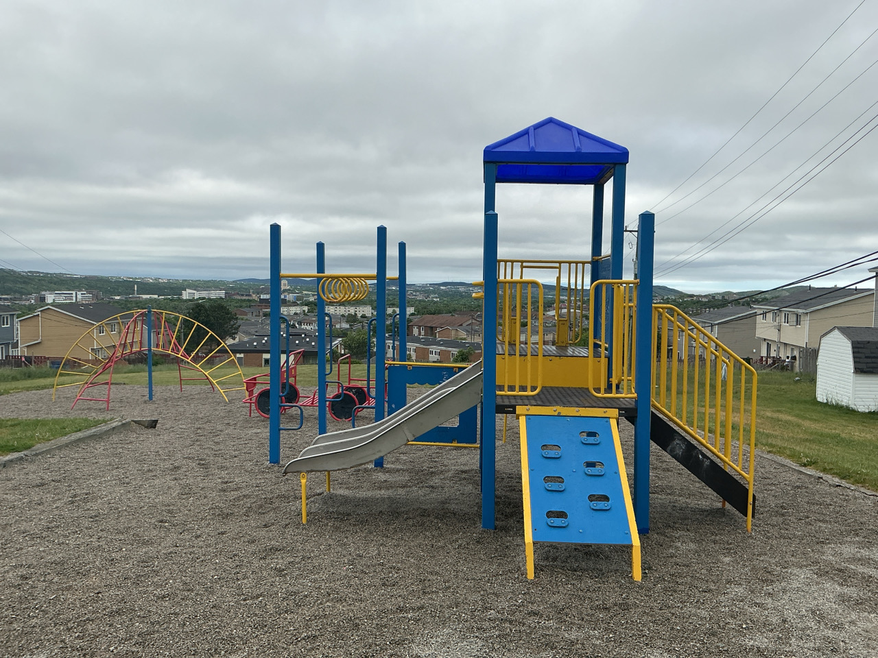 play structure at Beothuck Street Playground