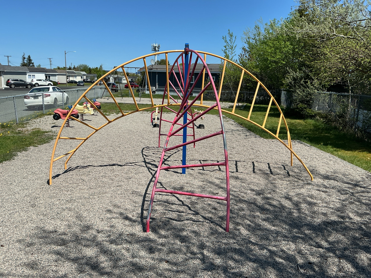Climbing structure at Ann-Jeannette Playground