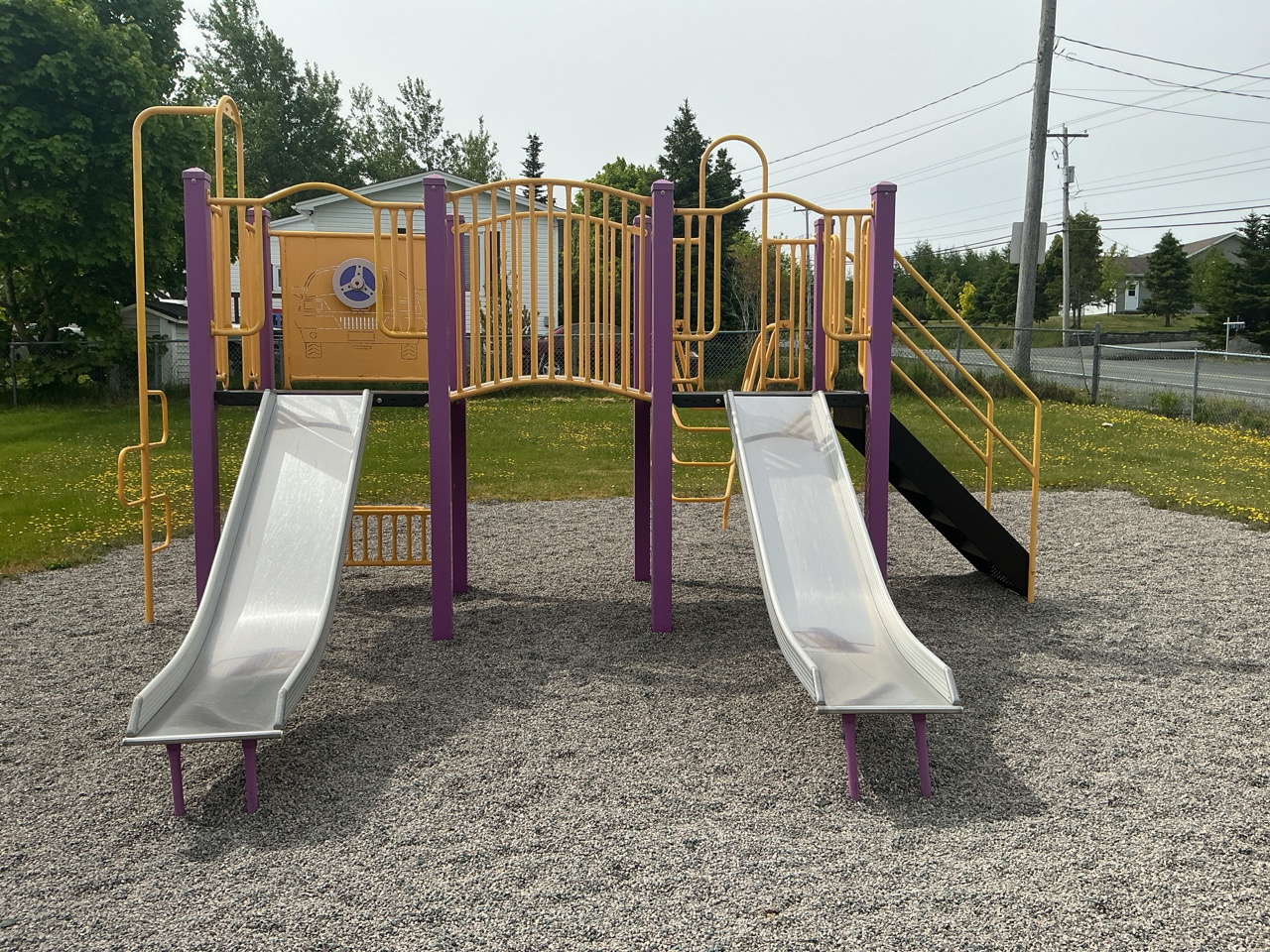 play structure at the park 