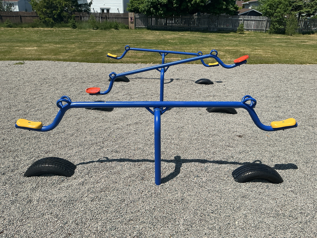 teeter totters at Coakers Meadow Playground