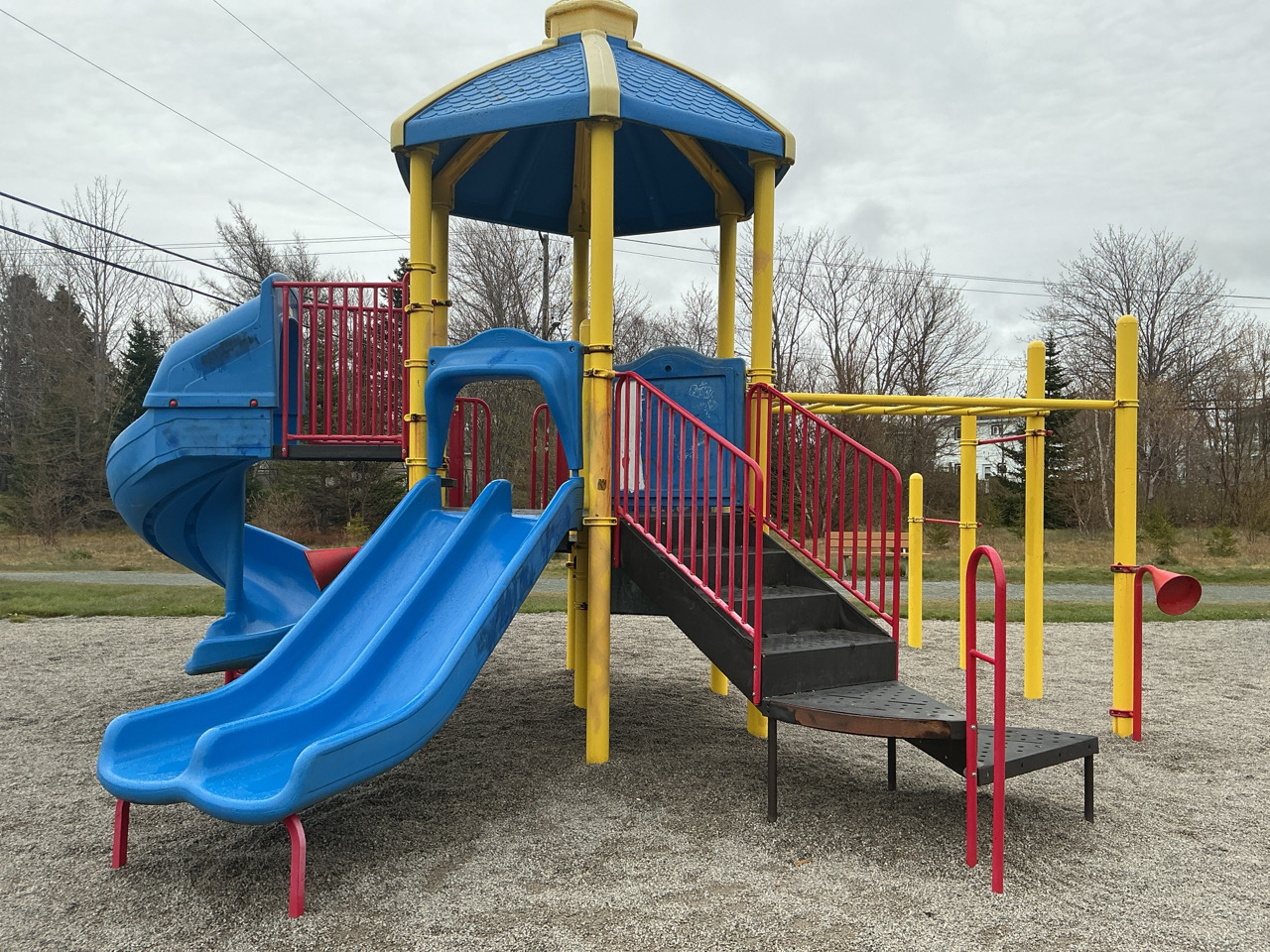 play structure at Tupper / Laurier Park