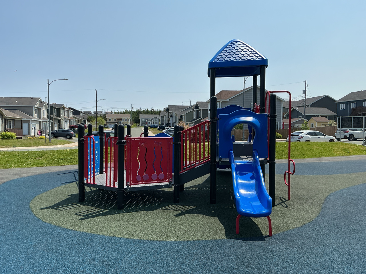playground equipment at Ariel Place Park