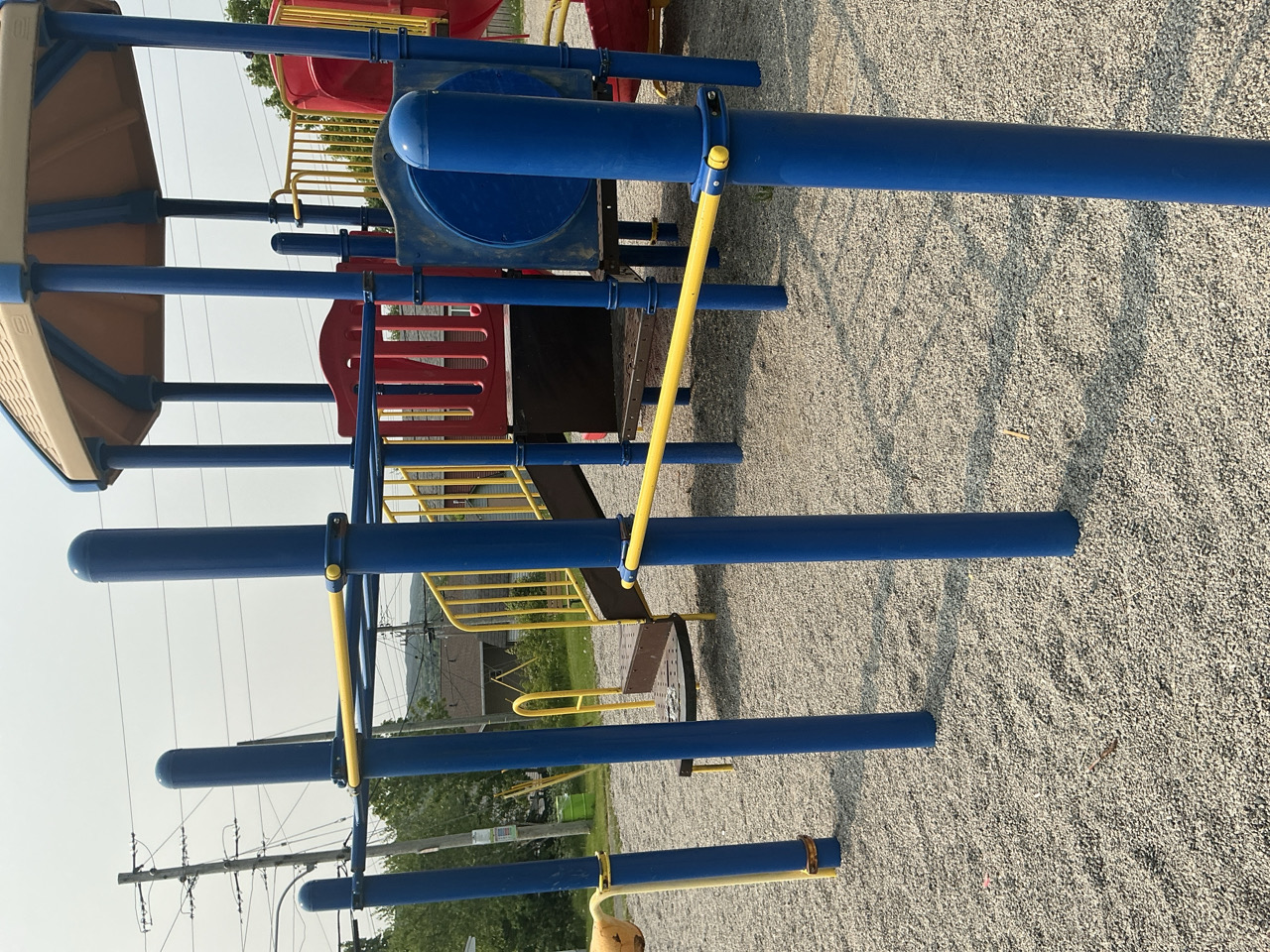 play structure at Barachois Street Playground