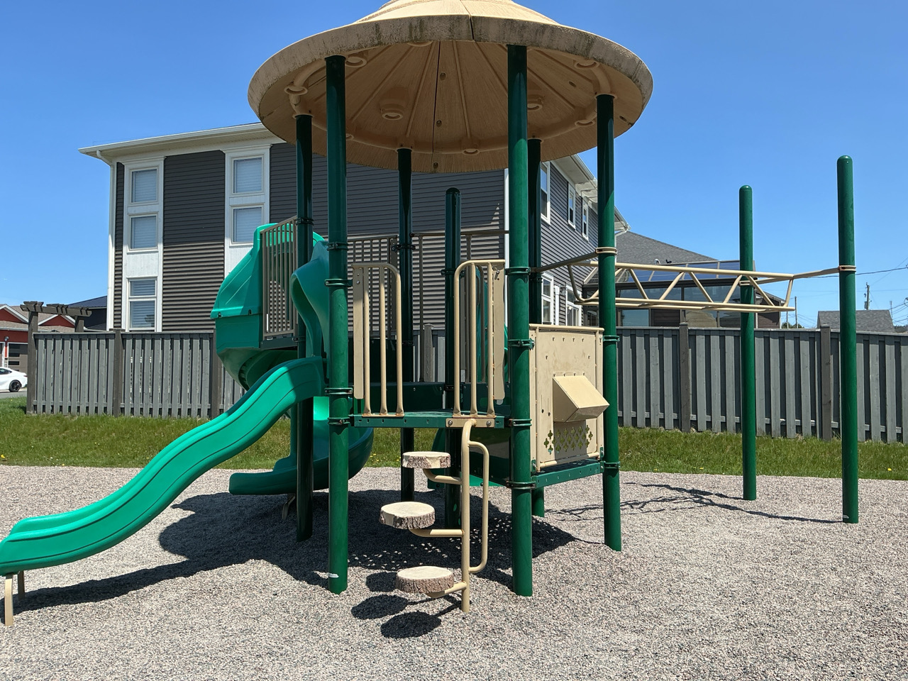 play structure at the park 