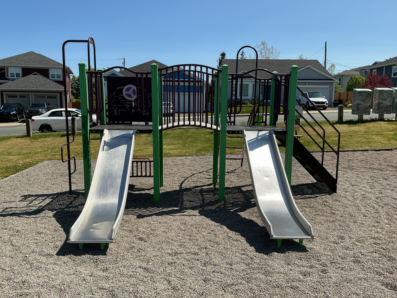 play structure at the park 