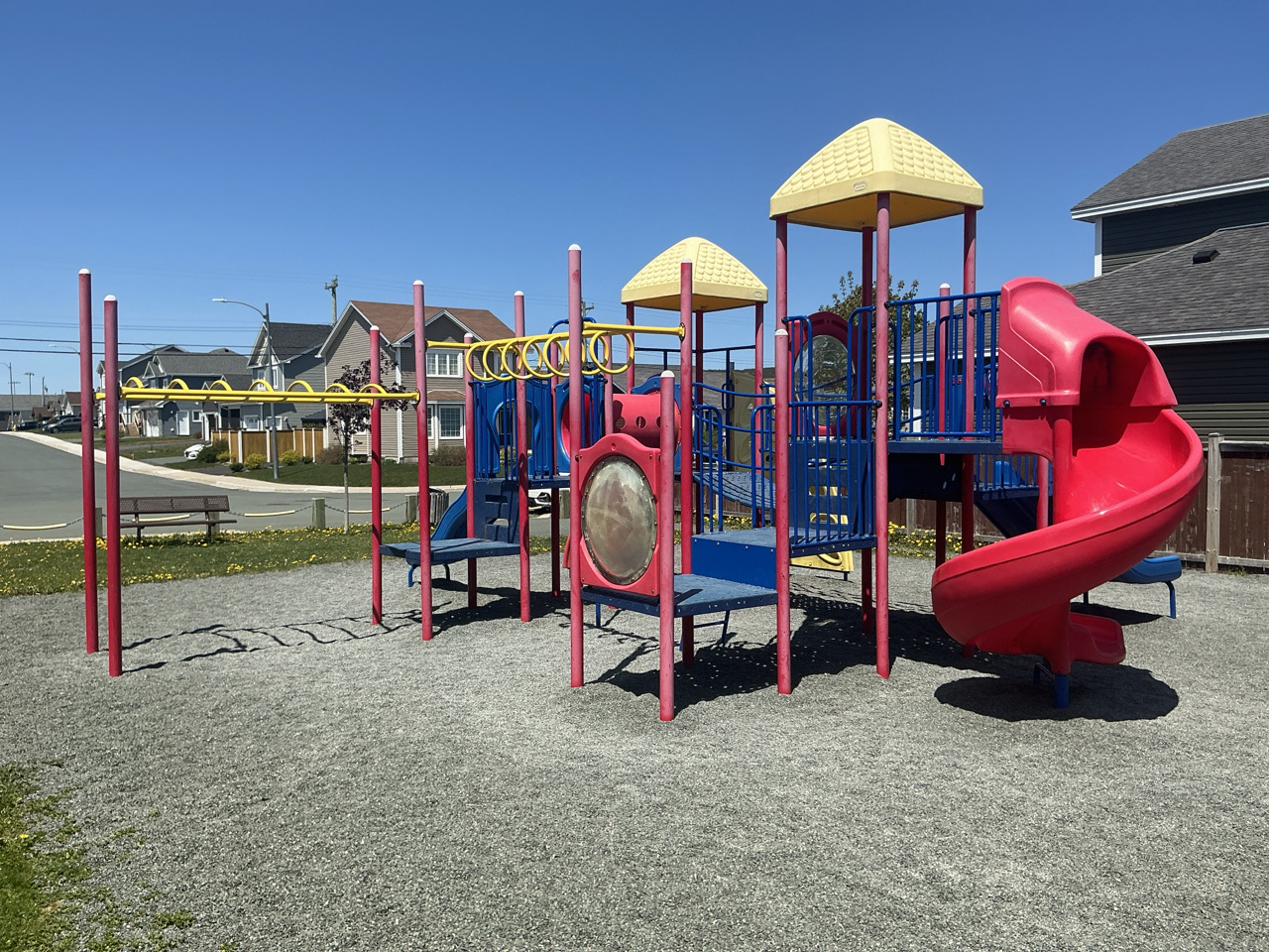 play structure at Francis Street Playground