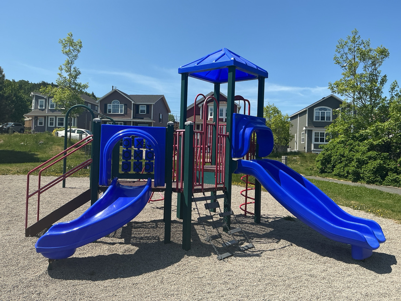 play structure at the park 