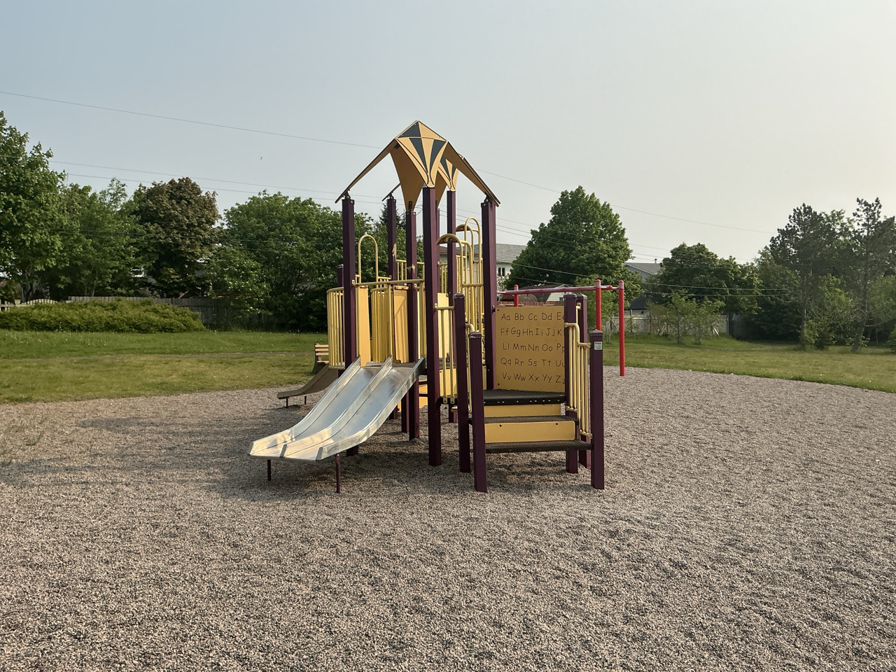 play structure at Frecker Drive Park 